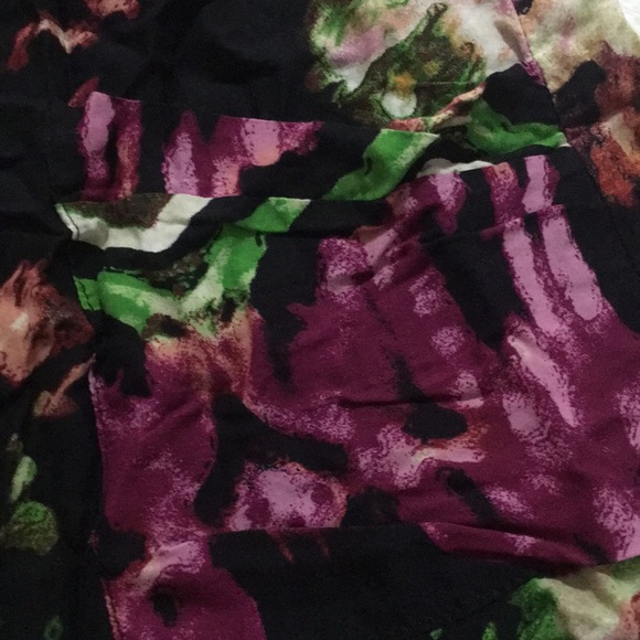 Women’s DownEast Basics Floral Print Skirt - Picture 3 of 3